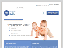 Tablet Screenshot of infertilityny.com